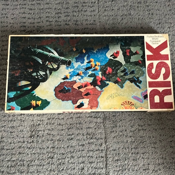 Vintage 1975 Parker Brothers Risk: World Conquest Board Game - Picture 1 of 6